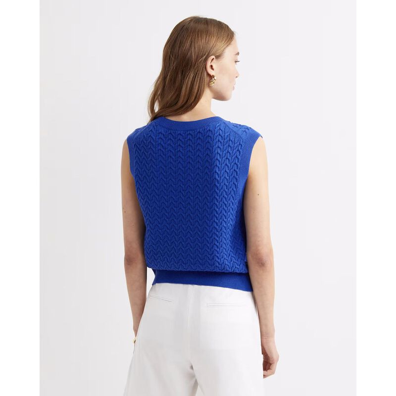 Sportscraft Elka Cable Cropped Vest image number 5